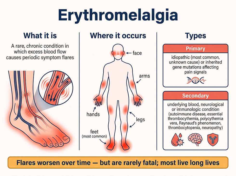 What is erythromelalgia