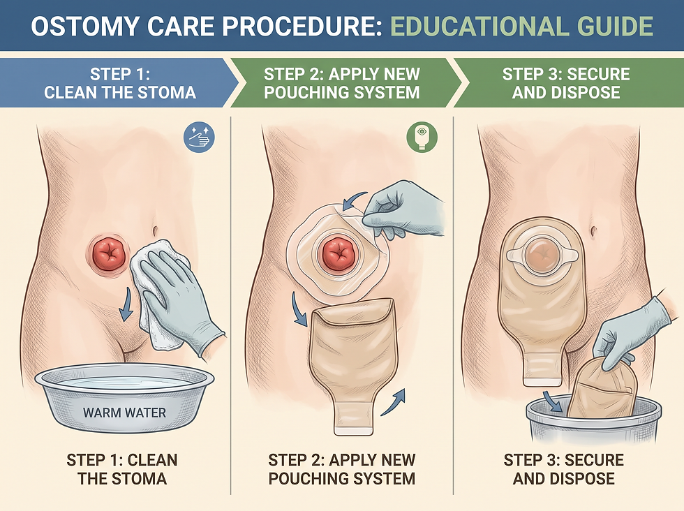 Ostomy care and maintenance
