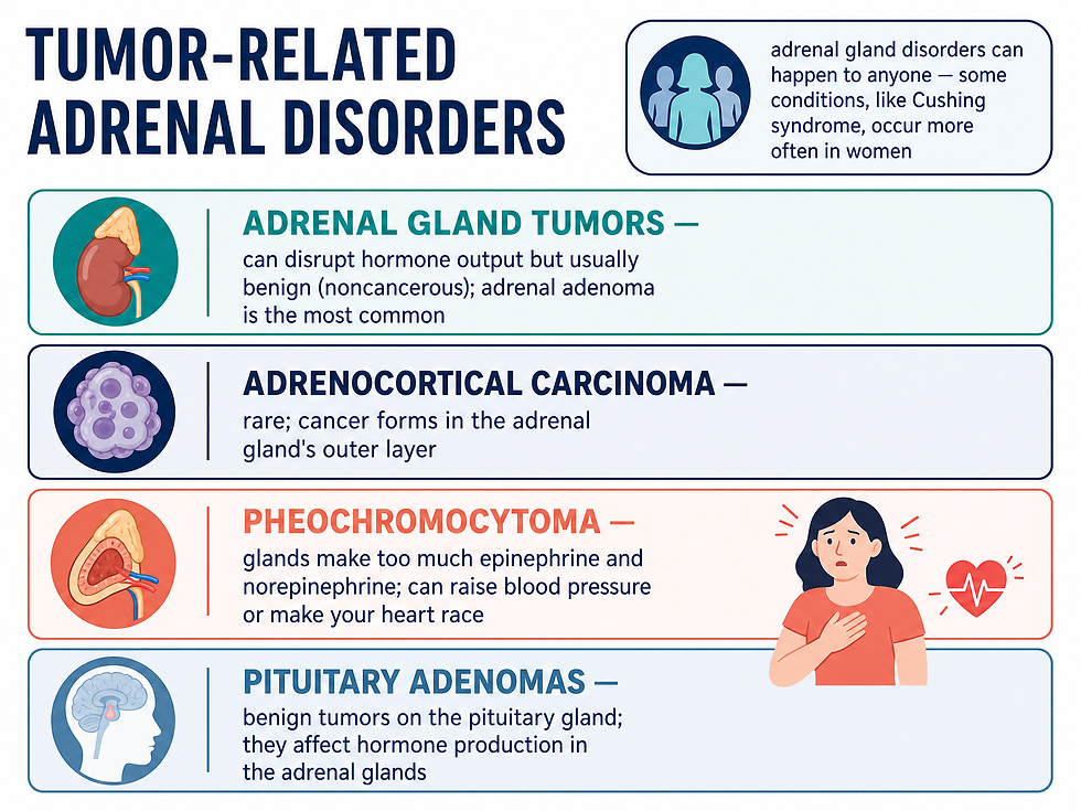 Tumor-related adrenal disorders