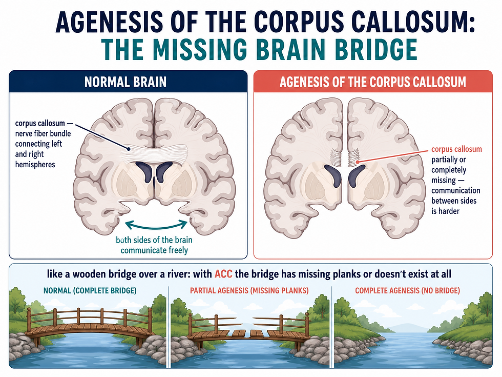 Agenesis of the corpus callosum: the missing brain bridge