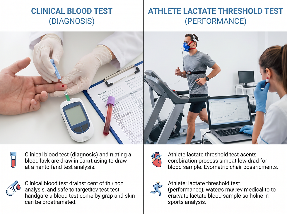 Visual guide to lactate threshold testing and its role in athletic performance
