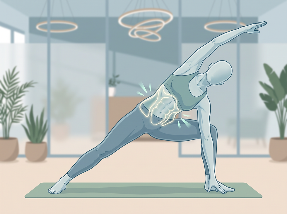 A high-quality medical illustration representing a healthy and contoured body after successful laser lipolysis treatment, emphasizing wellness.