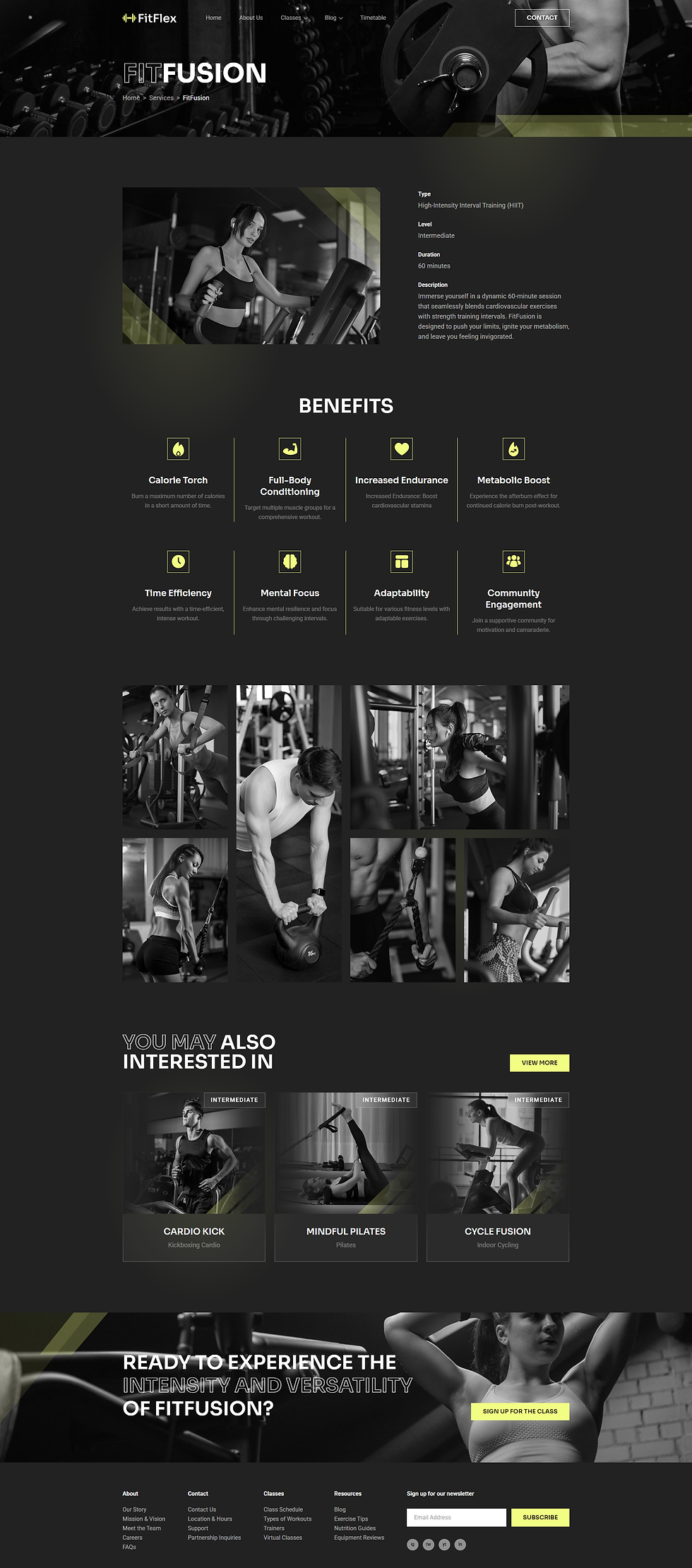 Thumbnail: FitFlex - Gym & Fitness React Template