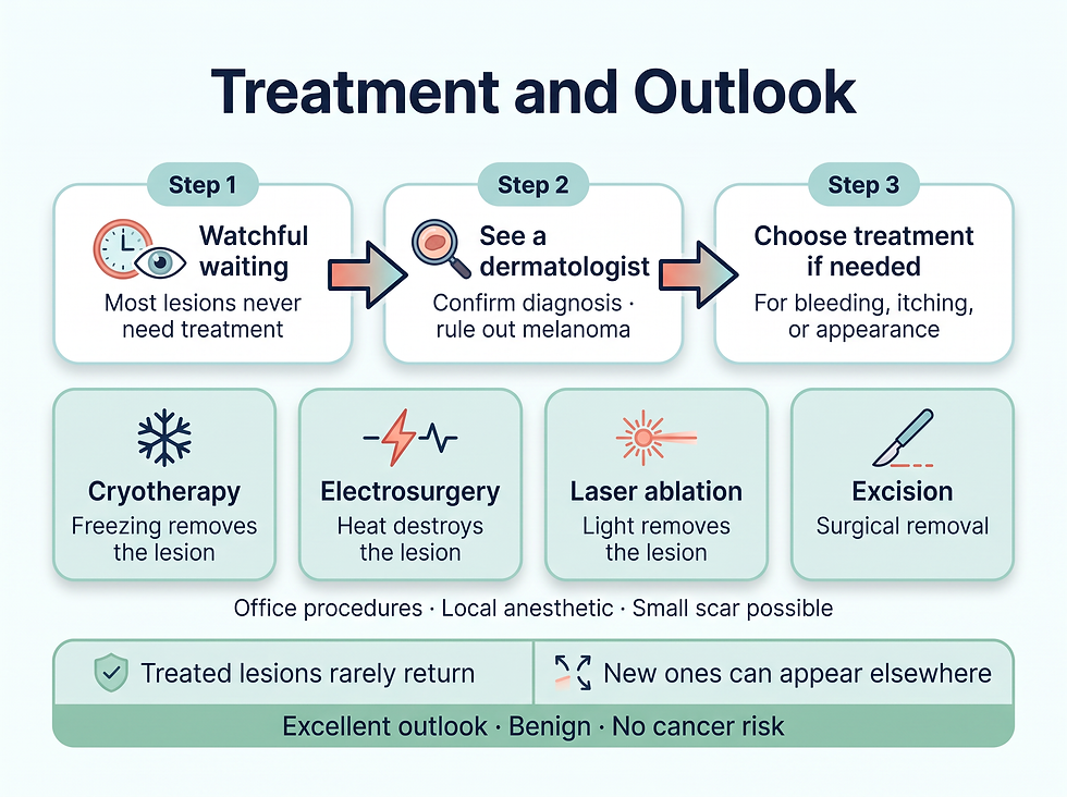 Angiokeratoma treatment options and what to expect