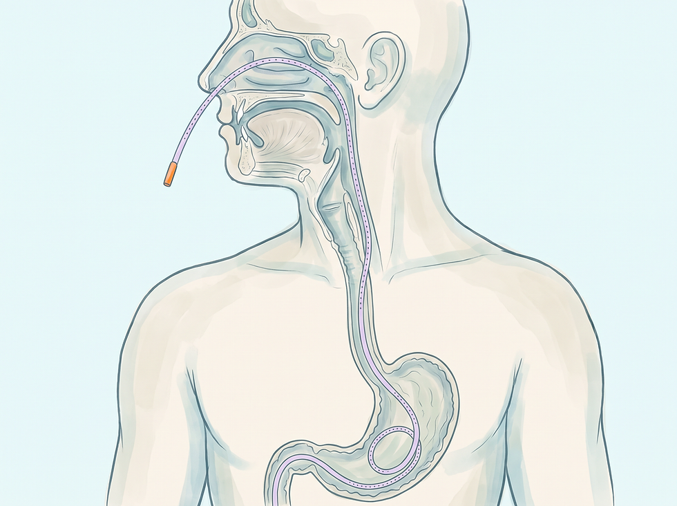 Nasogastric tube anatomy