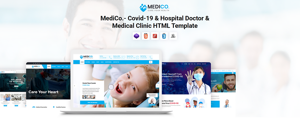 Thumbnail: Hospital Doctor & Medical Clinic HTML Template