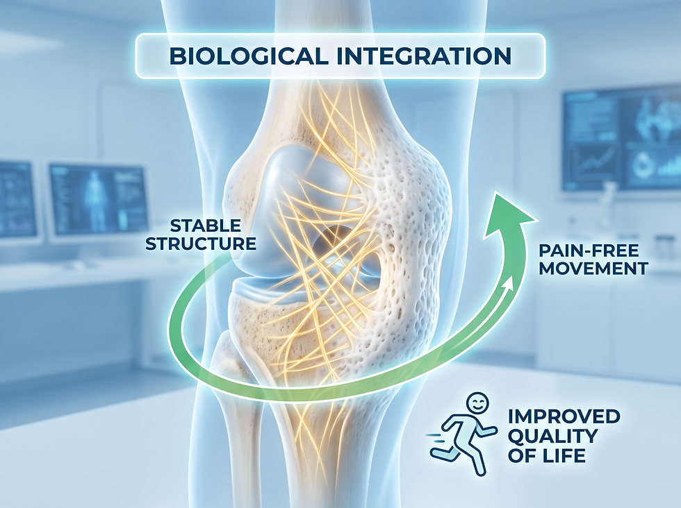 Biological integration after joint fusion: stable structure, pain-free movement, and improved quality of life