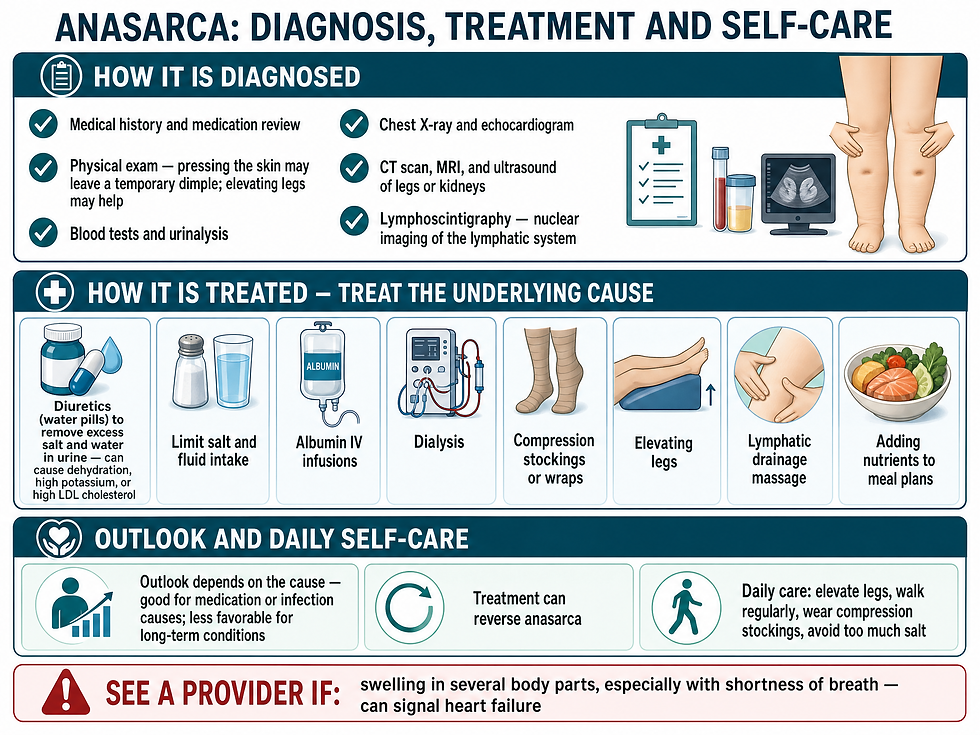 Anasarca: diagnosis, treatment, and daily self-care