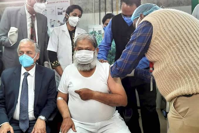 Haryana Cabinet Minister, who had been administered a dose of Bharat Biotech's COVID-19 vaccine 'COVAXIN' on November 20, took to his Twitter handle to announce that he has tested positive for the highly contagious virus.