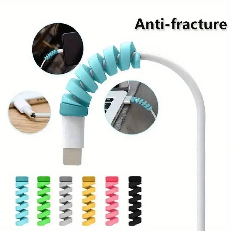 Thumbnail: Silicone Cable Protector | Mixed Colors | 1 Piece