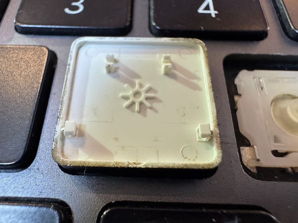 Küçük resim: Apple Magic Keyboard Siyah (A1843 EMC 3138) Tuş (KeyCap)