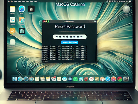 macOS Catalina ve Sonrası İçin Parola Sıfırlama Yöntemi
