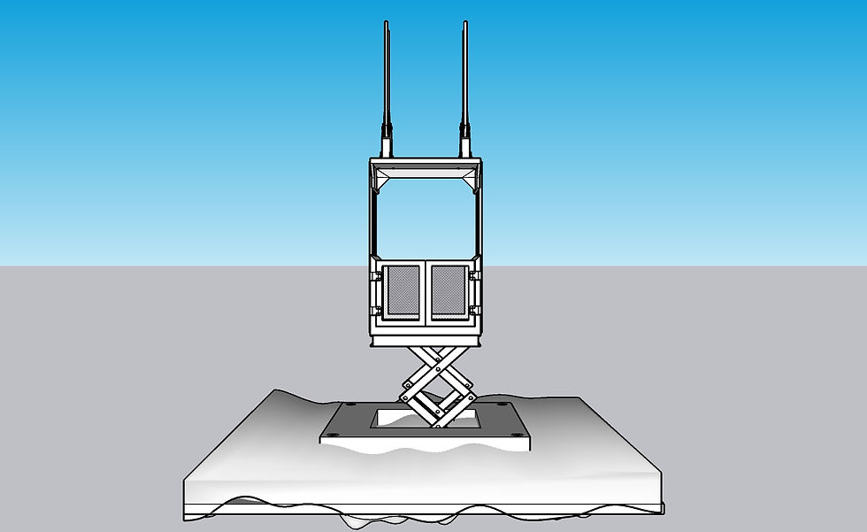 Miniture Model Mock Up V02 Scissor Lift Front