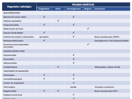 #15 ¿Qué estudios genéticos indicar cuando diagnosticamos malformaciones cerebrales?