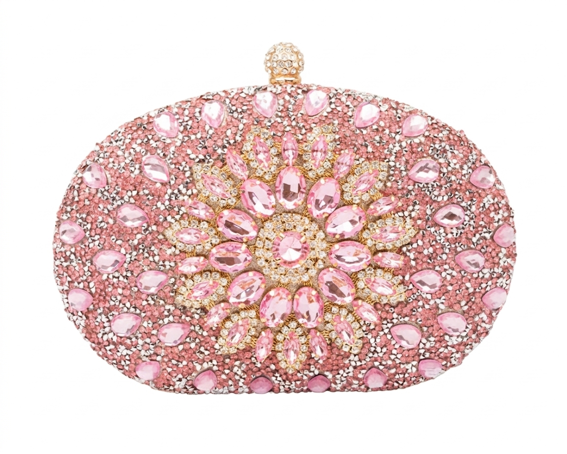 Bolsa Clutch Pedras cravejada de cristais