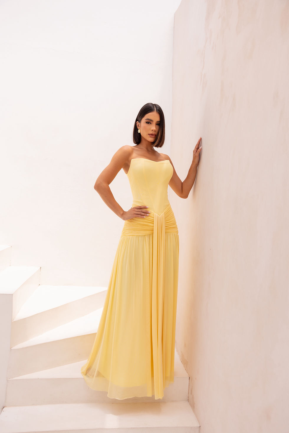 Thumbnail: Vestido Longo Adelina+Brinde Bolsa Clutch