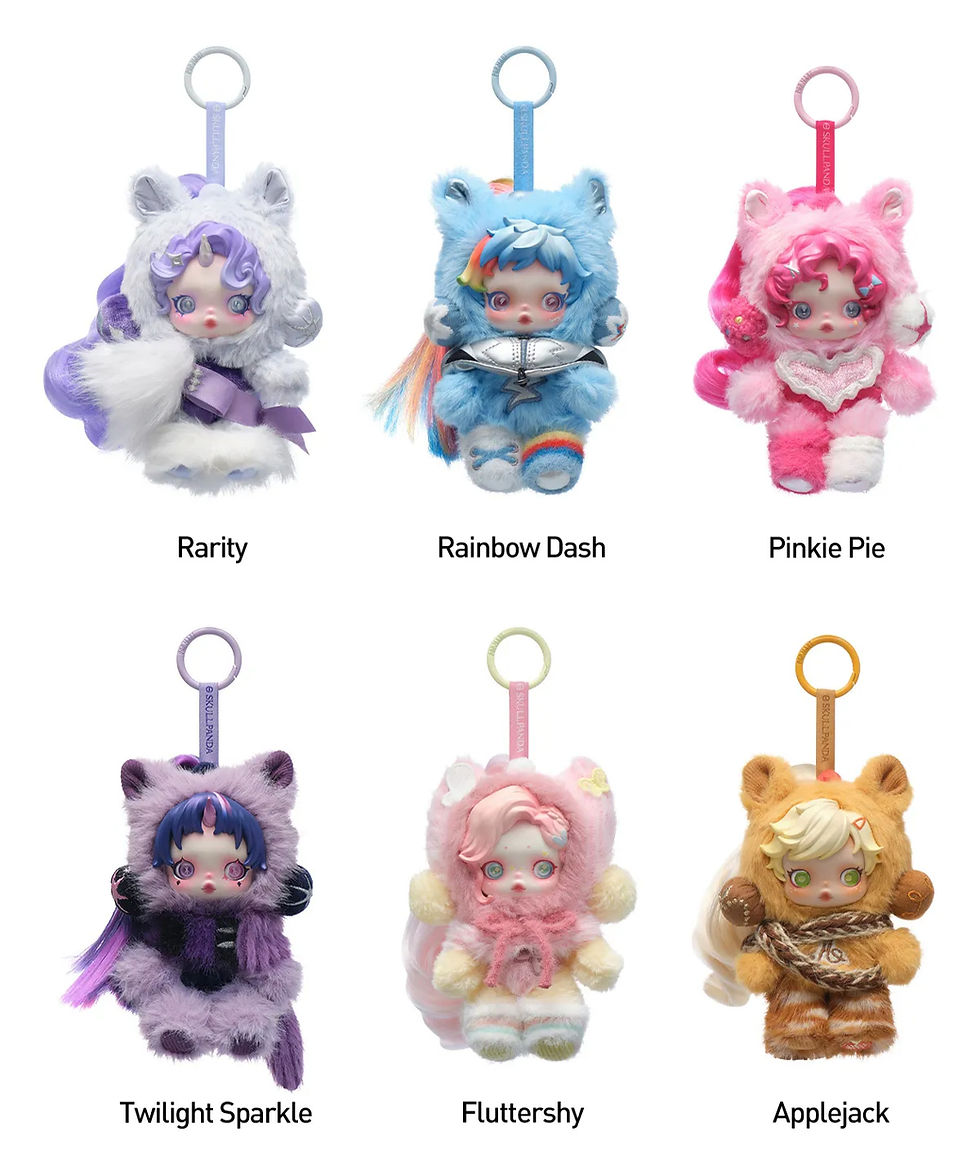 Miniatura: SKULLPANDA × My Little Pony Series Plush Doll Blind Box