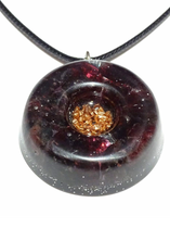 Garnet Quartz Healing Stones Orgonite EMF Neutralizer Copper Core Orgone Collection