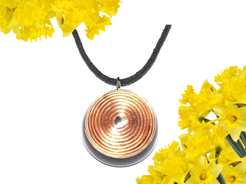Spiral Copper Swirl Raw Crushed Quartz Orgonite EMF Neutralizer