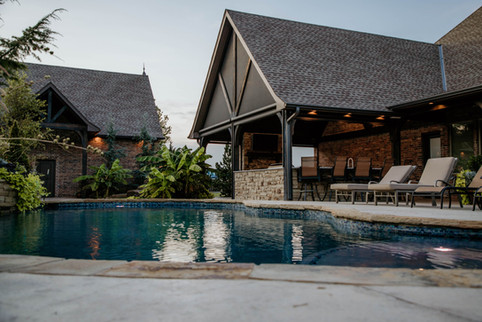 Custom Arbors & Pavilions by Red Valley Landscape & Construction in Briarcliff, Texas