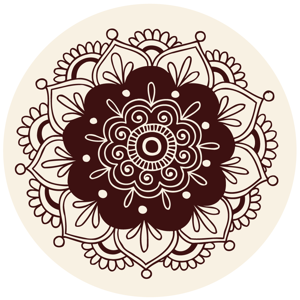 סט ארבע מדבקות עגולות לאריחים דגם 025