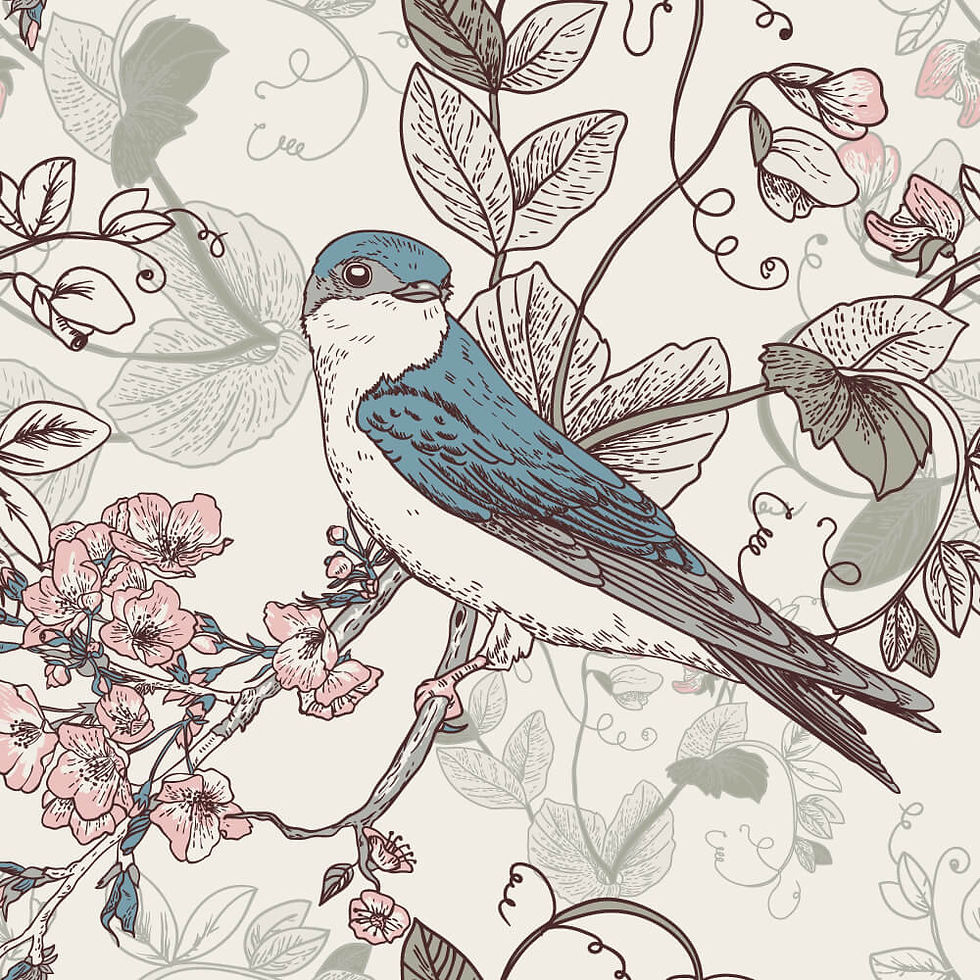 Thumbnail: סט ארבעה מדבקות מרובעות לאריחים דגם 1268