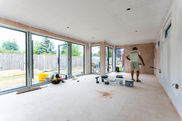 Hideaway Garden Rooms tradesmen working on luxury residential garden studio