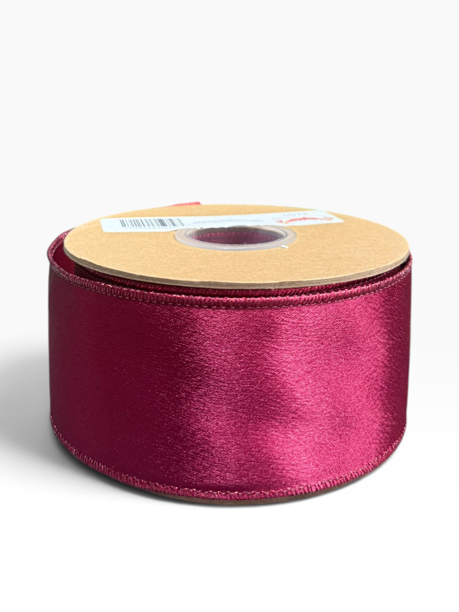 Shimmer Satin Wine with Wine Backing