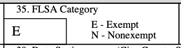 Box 35 of Standard Form 50 / SF-50, Notification of Personnel Action