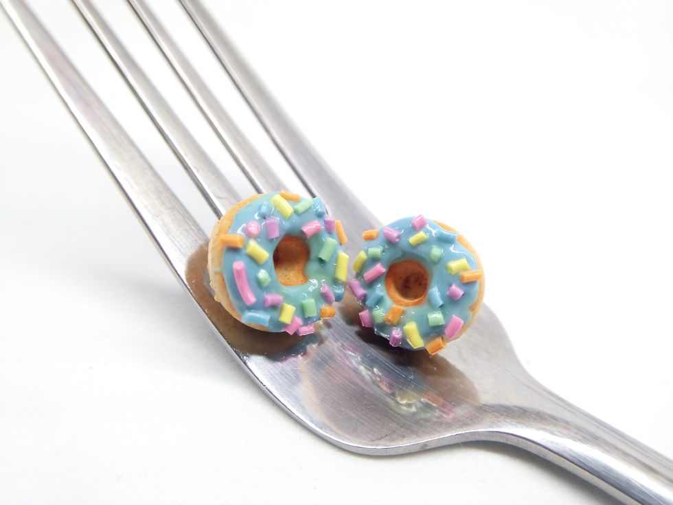 Miniatura: Donut con chispas azules