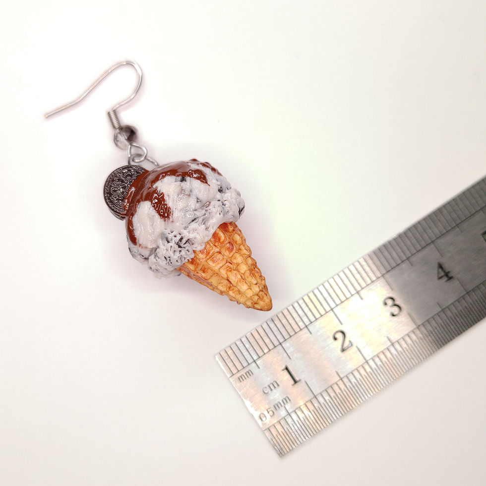 Miniatura: Dije de helado de galletas y crema