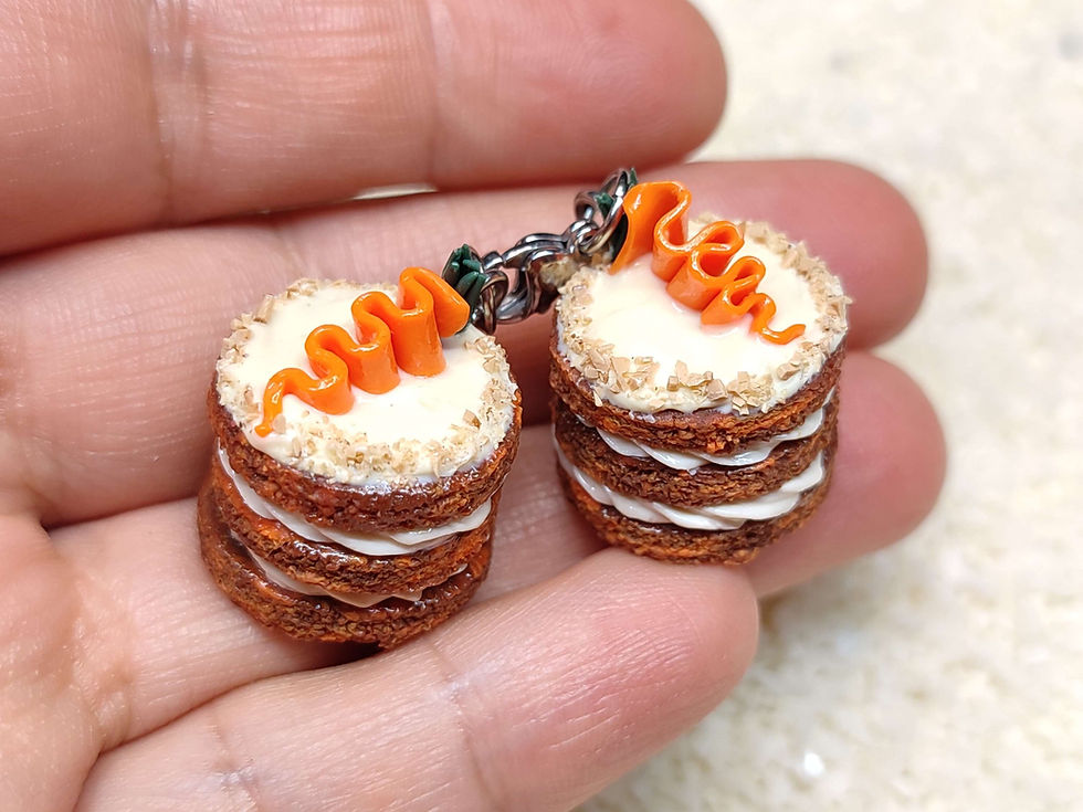 Miniatura: Pastel de zanahoria en capas