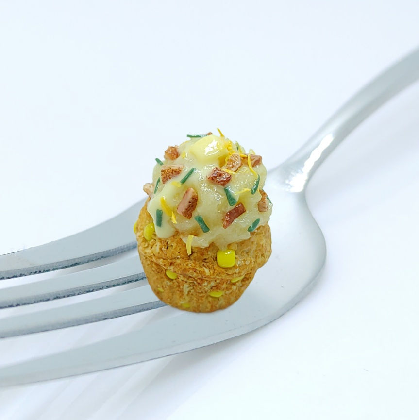 Savory Corn Bread Cupcake 