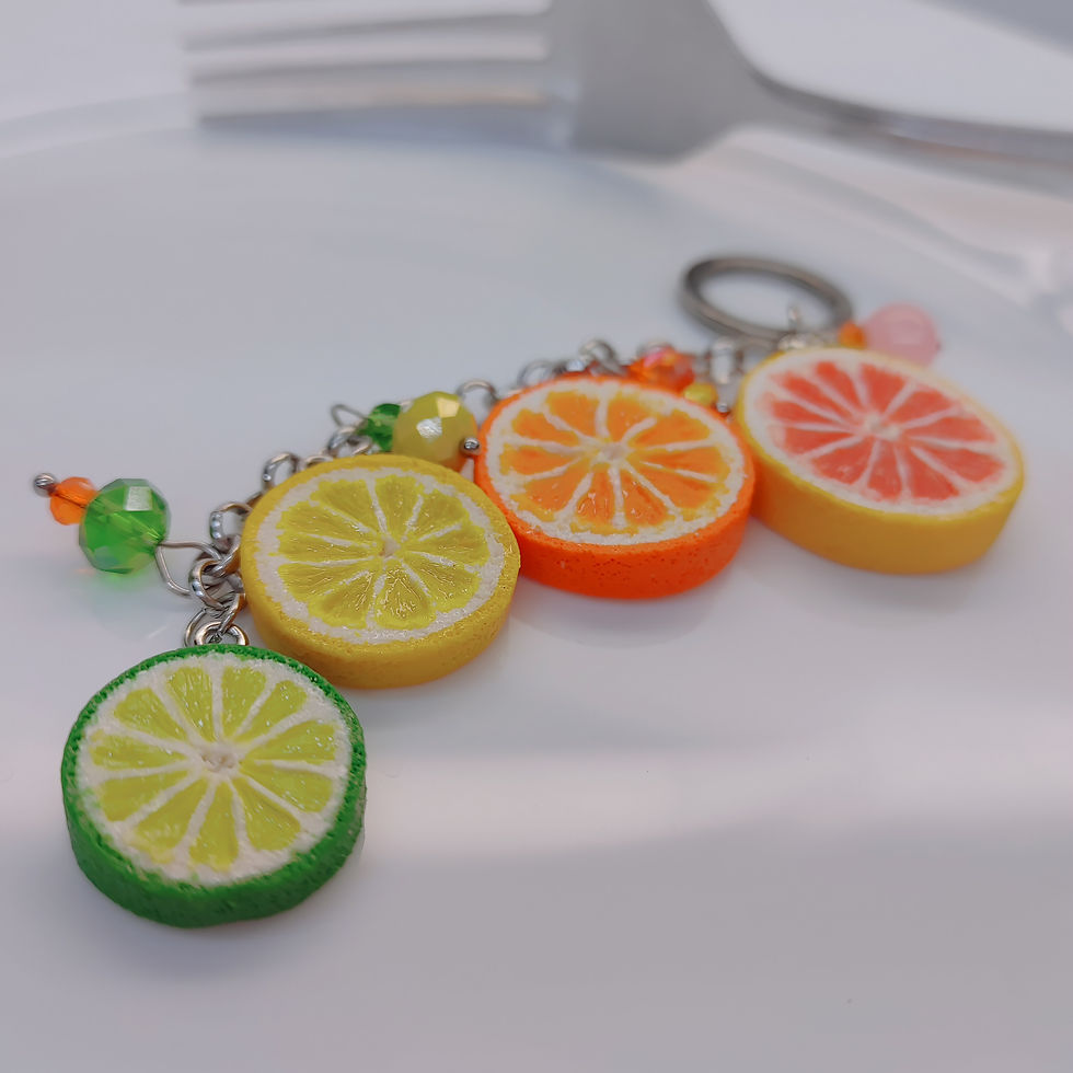 Thumbnail: Citrus Fruit Keyring