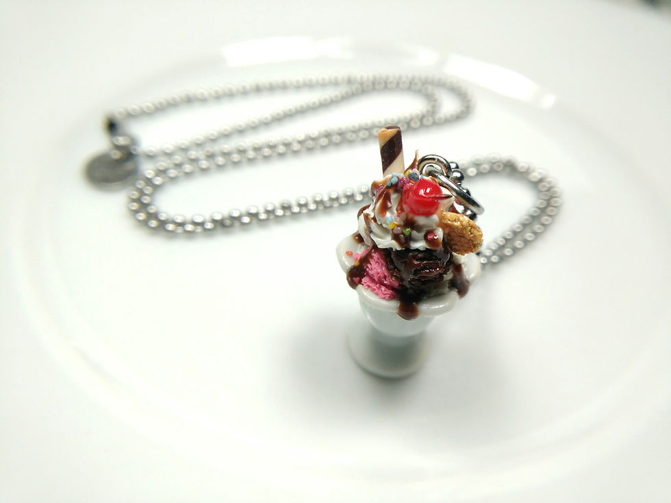 Thumbnail: Neapolitan Ice Cream Sundae Charm