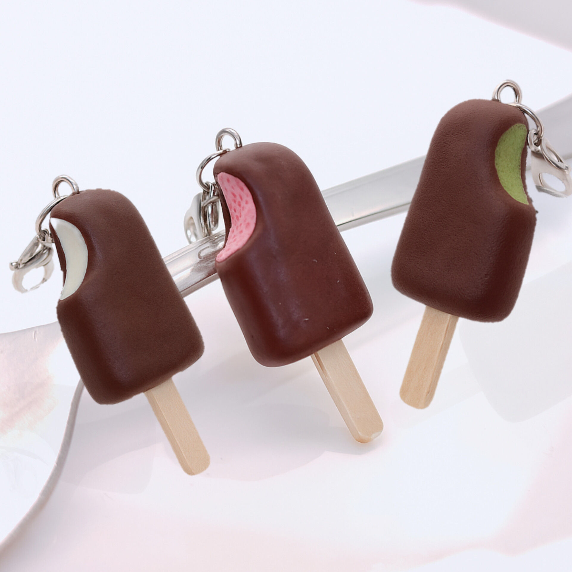 Chocolate Ice Cream Bar Charm