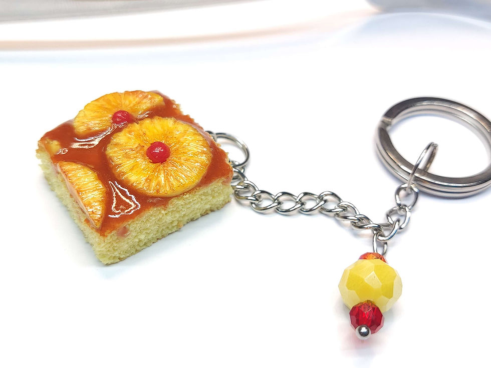 Miniatura: Barras de pastel de piña al revés