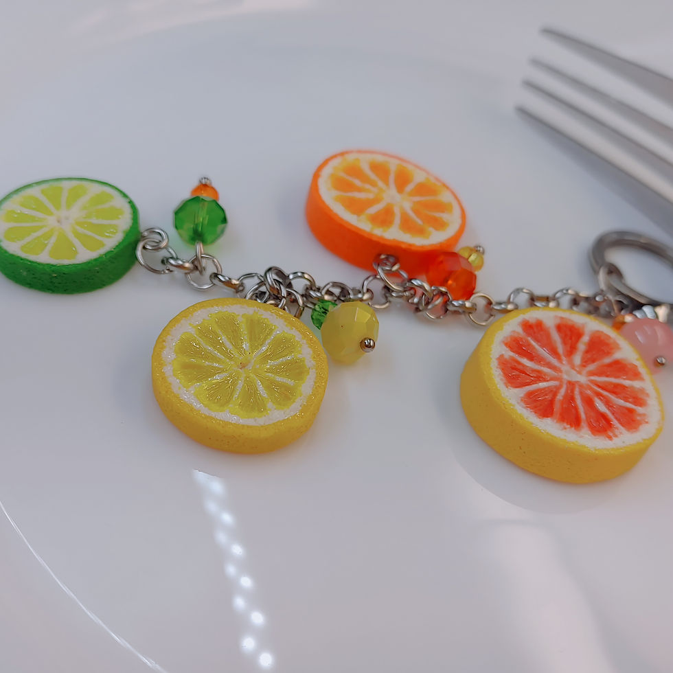 Thumbnail: Citrus Fruit Keyring