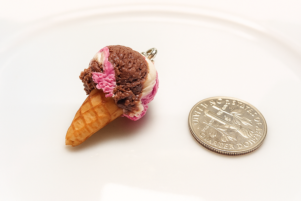 Miniatura: Dijes de Conos de helado clásicos
