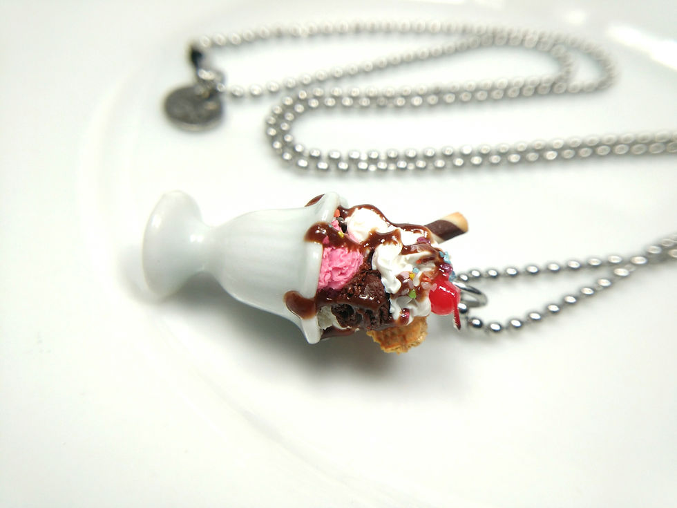 Thumbnail: Neapolitan Ice Cream Sundae Charm
