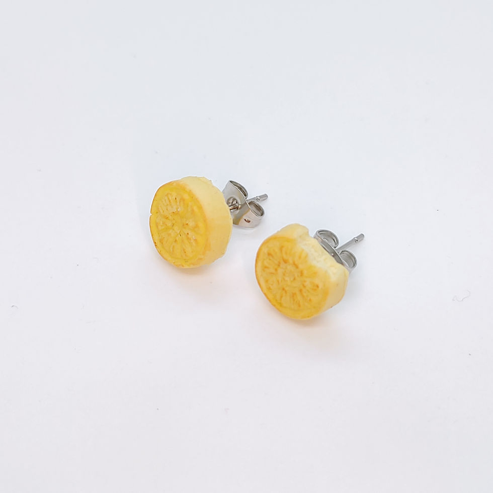 Miniatura: Dijes de Galleta de Limón con Caramelo
