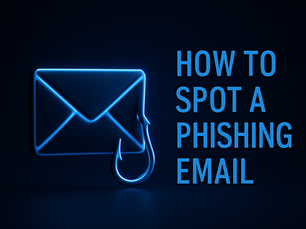 A phishing hook catching a digital envelope, symbolizing email-based cyberattacks.