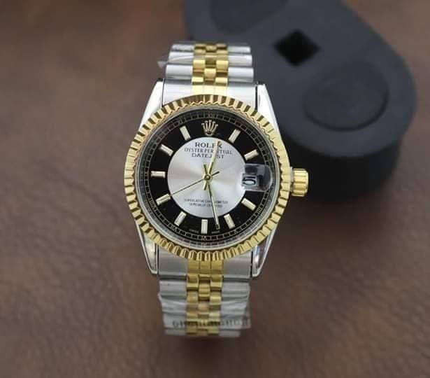 Thumbnail: Oyster Blue/Gold/Platinum Rolex