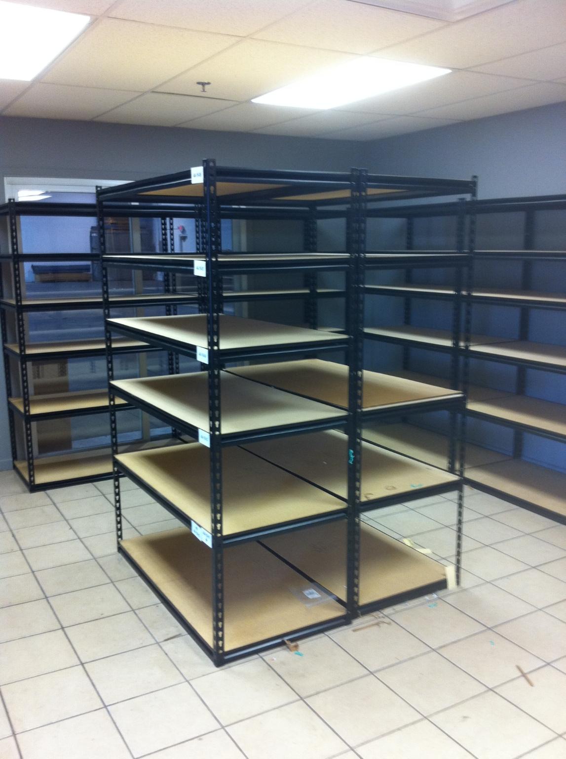 Rivet Shelving North Dallas Warehouse Equipment
