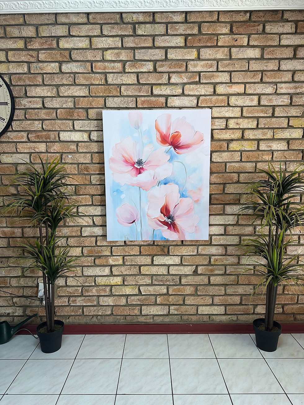 Thumbnail: Pink Flowers Canvas Print