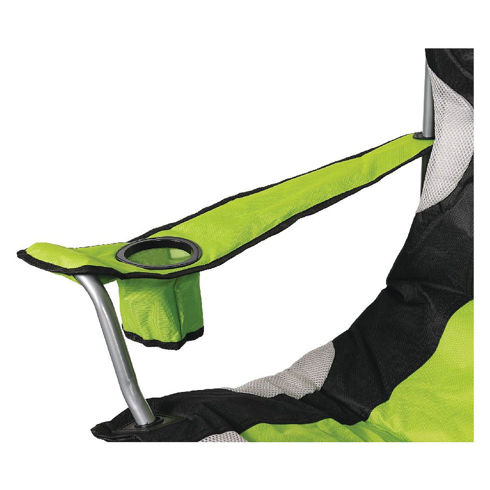 Thumbnail: HULK CAMP CHAIR PADDED HIGH BACKREST CUP HOLDER