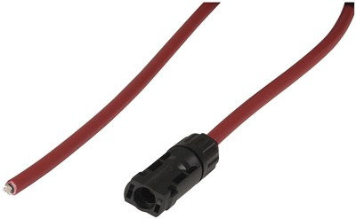 2m Premade PV Power Cable with MC4 Style Socket to Bare End