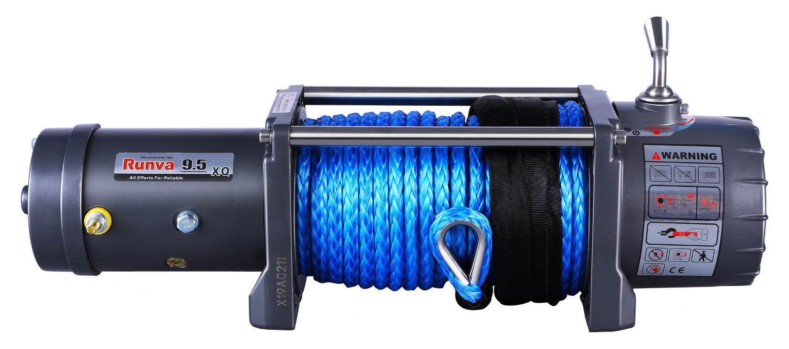 RUNVA -  EWX9500-Q 12V with Synthetic Rope