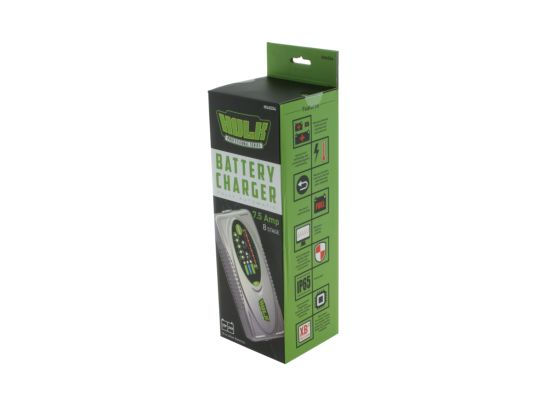 Thumbnail: HULK - 8 Stage Fully Automatic Switchmode Battery Charger - 7.5 AMP 12/24V