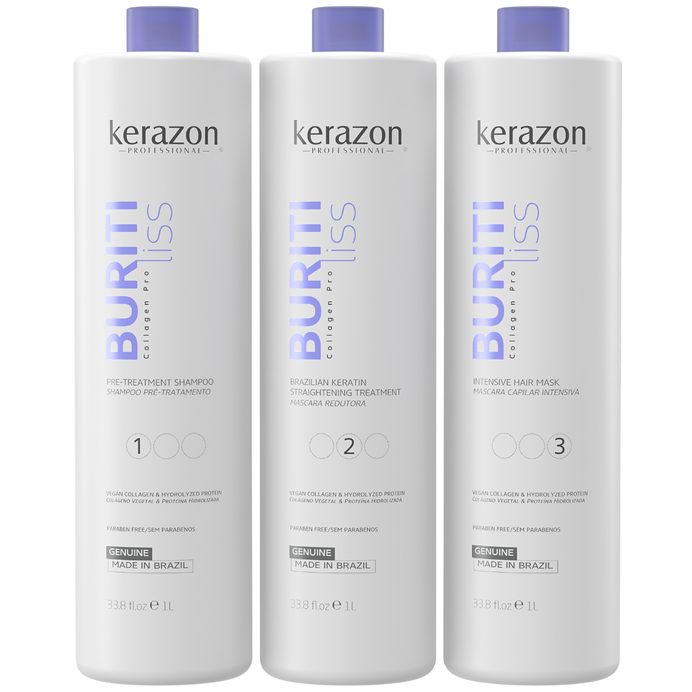 Thumbnail: Buriti Liss Collagen Brazilian Keratin Straightening Treatment KIT 33.8fl